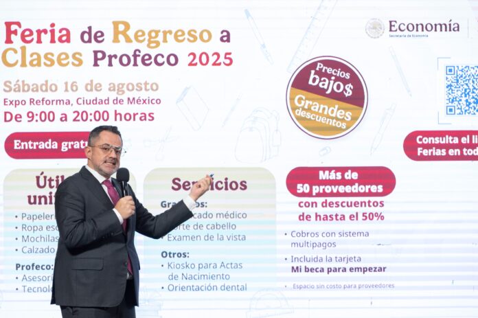 En apoyo a la economía familiar y con el objetivo de facilitar el regreso a clases, la Procuraduría Federal del Consumidor (Profeco) anunció En apoyo a la economía familiar y con el objetivo de facilitar el regreso a clases, la Procuraduría Federal del Consumidor (Profeco) anunció