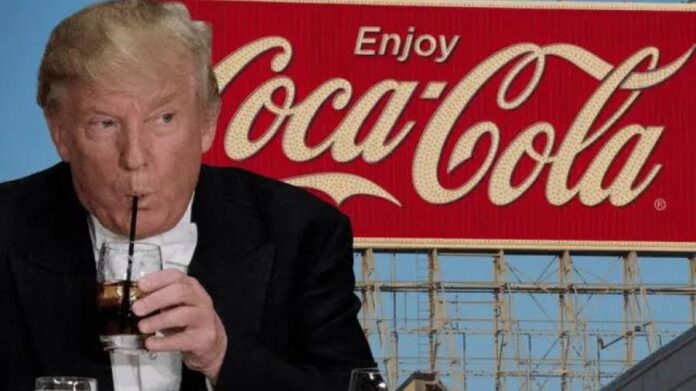 El presidente de Estados Unidos, Donald Trump, aseguró este miércoles que la empresa Coca-Cola aceptó sustituir el jarabe de maíz El presidente de Estados Unidos, Donald Trump, aseguró este miércoles que la empresa Coca-Cola aceptó sustituir el jarabe de maíz