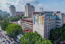 antiguo hospital “Dr. Gonzalo Castañeda” del ISSSTE, en Tlatelolco