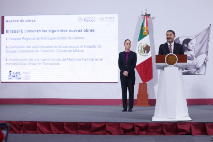 director general del Instituto de Seguridad y Servicios Sociales de los Trabajadores del Estado (ISSSTE), Martí Batres Guadarrama