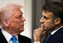 Donald Trump a Macron