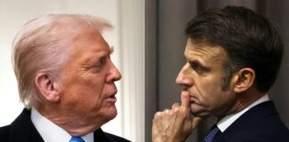 Donald Trump a Macron