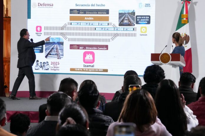 Gobierno detalla incidente en Tren Maya; ningún pasajero resultó lesionado
