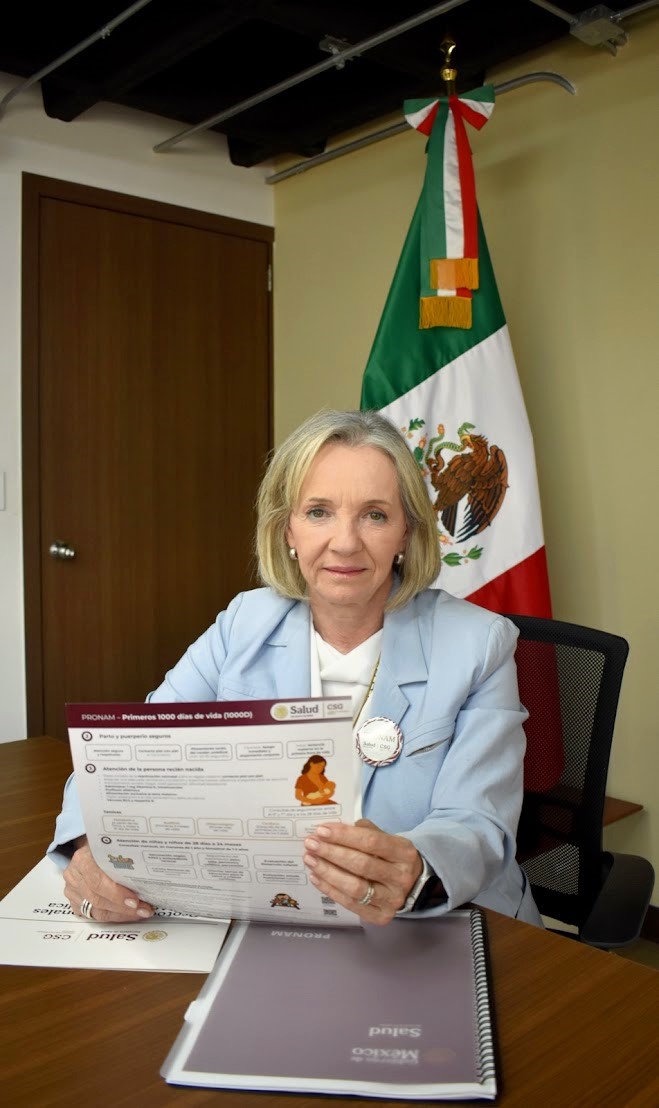 SALUD-20250806-Protocolo-Nacional-de-Atención-Médica-de-los-Primeros-1000-Días-de-Vida secretaria del Consejo de Salubridad General, Patricia Clark