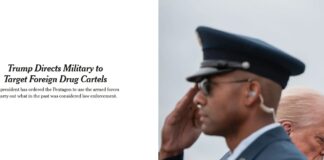 El presidente Trump firmó en secreto una directiva dirigida al Pentágono para comenzar a usar la fuerza militar contra ciertos cárteles de la droga latinoamericanos que su administración considera organizaciones terroristas, según personas familiarizadas con el asunto.