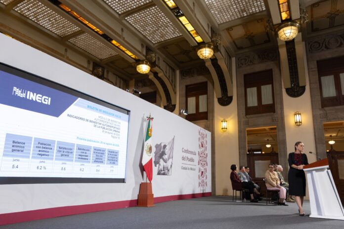 Aumenta satisfacción de la población urbana; Sheinbaum atribuye resultados a la solidaridad mexicana Aumenta satisfacción de la población urbana; Sheinbaum atribuye resultados a la solidaridad mexicana