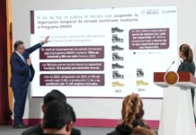 Entra en vigor suspensión de importación temporal de calzado terminado; gobierno busca proteger industria nacional