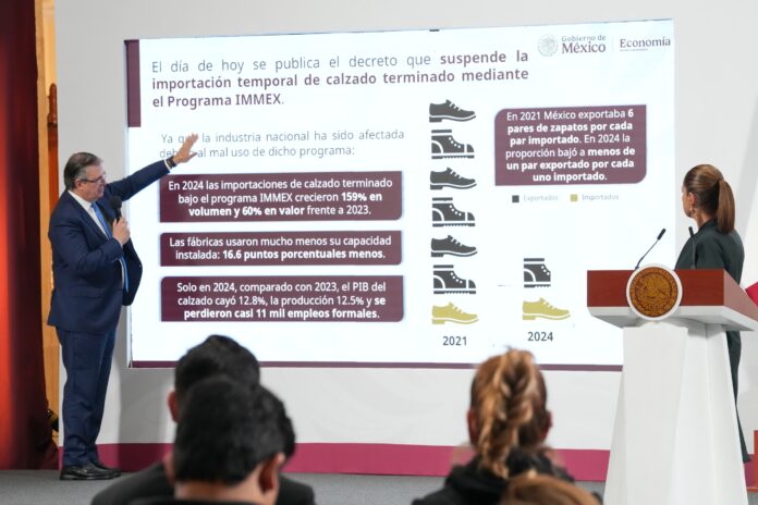 Entra en vigor suspensión de importación temporal de calzado terminado; gobierno busca proteger industria nacional Entra en vigor suspensión de importación temporal de calzado terminado; gobierno busca proteger industria nacional