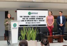 foro “Educación y acceso a la información para una autonomía reproductiva como un imperativo para el bienestar”