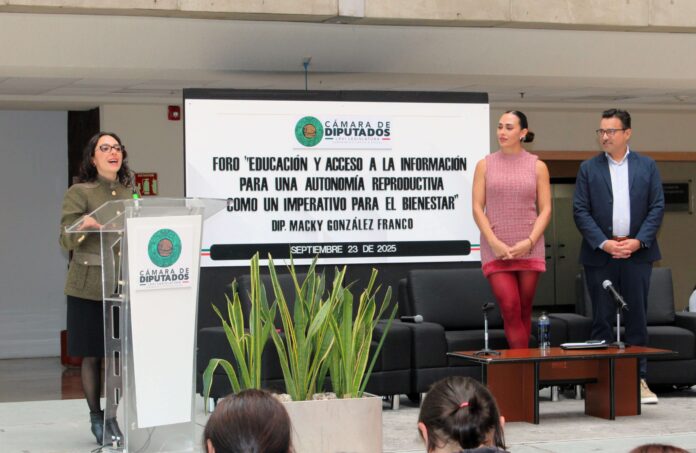 foro “Educación y acceso a la información para una autonomía reproductiva como un imperativo para el bienestar”