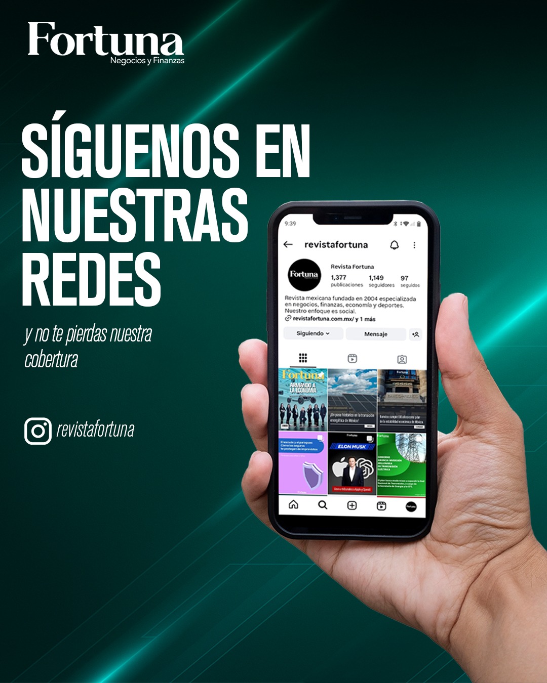 SÍGUENOS EN NUESTRAS REDES