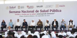 Semana Nacional de Salud Pública 2025. Chalco, Estado de México, 6 de septiembre de 2025
