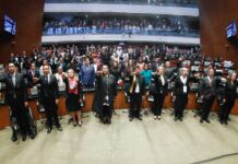 En el Senado de la República rinden protesta nuevos integrantes de la SCJN