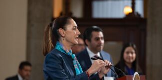 Sheinbaum subrayó que la cooperación con Estados Unidos se basa en cuatro principios fundamentales: reciprocidad, respeto a la soberanía e integridad territorial,