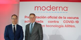 Funcionarios de moderna informan de vacunación de invierno