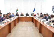 La secretaria de Energía sostuvo un diálogo con la embajadora de Francia y Brice Clemente, CEO de ENGIE México, empresa encargada del gasoducto Mayakan.