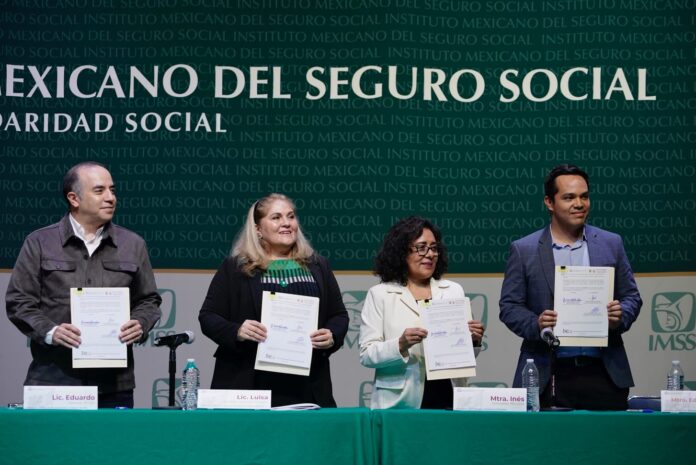 IMSS-20251018-CONVENIO-STyFE-CDMX Firman IMSS y Secretaría de Trabajo de la CDMX convenio para fortalecer la justicia laboral y ampliar el acceso a la seguridad social