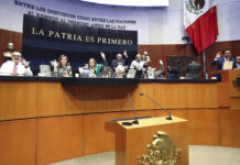 Sesión de la Cámara de Senadores