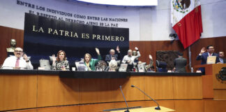 Sesión de la Cámara de Senadores