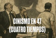 En México ya no gobierna la ideología, ni la esperanza, ni siquiera la simulación. Gobierna el cinismo. Y lo hace con una sonrisa de oreja a oreja,