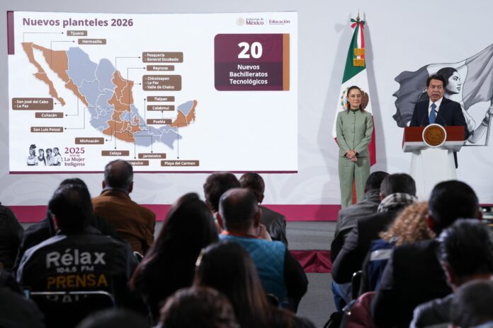 Con inversión de 5,749 mdp, gobierno federal ampliará 110 mil lugares en preparatorias para 2026: SEP Con inversión de 5,749 mdp, gobierno federal ampliará 110 mil lugares en preparatorias para 2026: SEP