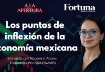 Monserrat Aldave; desaceleración del ritmo de crecimiento