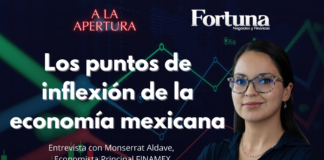 Monserrat Aldave; desaceleración del ritmo de crecimiento