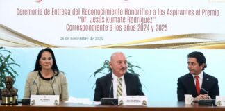 Entrega reconocimientos “Dr. Jesús Kumate Rodríguez”