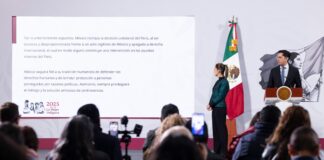 El Gobierno de México reiteró este martes su compromiso con la tradición humanista del asilo político, luego de que se confirmara la decisión de otorgar protección diplomática a la ex primera ministra peruana Betssy Chávez, acusada de “rebelión” en su país.