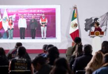 Sheinbaum da banderazo al tramo Arroyo El Sauz–Nuevo Laredo del Tren del Golfo de México Sheinbaum da banderazo al tramo Arroyo El Sauz–Nuevo Laredo del Tren del Golfo de México