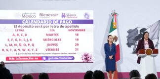 Sheinbaum anuncia inicio de pago de Pensión Mujeres Bienestar a casi 3 millones de beneficiarias