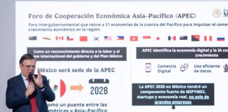 México será sede de la APEC 2028; el gobierno destaca relevancia geoeconómica del bloque