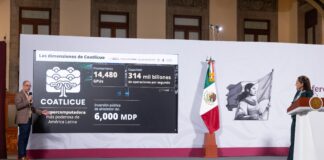 El gobierno federal presentó este miércoles “Coatlicue”, la supercomputadora pública mexicana que, con una inversión estimada de 6 mil millones de pesos y un tiempo de construcción de 24 meses, se convertirá en la más poderosa de América Latina.