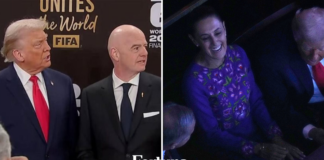 Trump elogia a Sheinbaum previo al sorteo del Mundial 2026; ambos acaparan miradas en el palco
