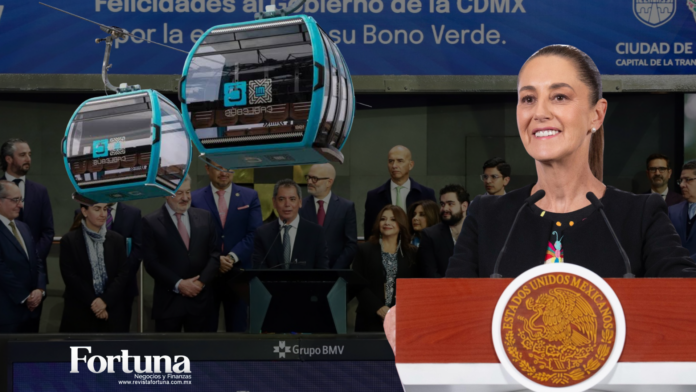 Sheinbaum respalda emisión de Bono Verde para ampliar el Cablebús en la Ciudad de México