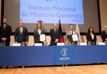 Inmegen y UNFPA firmaron convenio para implementar programa piloto de identificación de personas desaparecidas mediante pruebas genómicas Firma de convenio pruebas genómicas