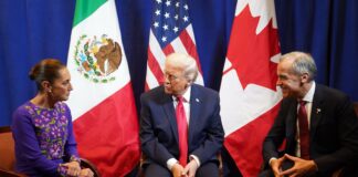 Tras su encuentro con el presidente de Estados Unidos, Donald Trump, y el primer ministro de Canadá, Mark Carney, la presidenta de México, Claudia Sheinbaum, informó que la reunión, realizada en Washington, D. C., en el marco del sorteo del Mundial 2026, fue “muy positiva” y se extendió por casi una hora.