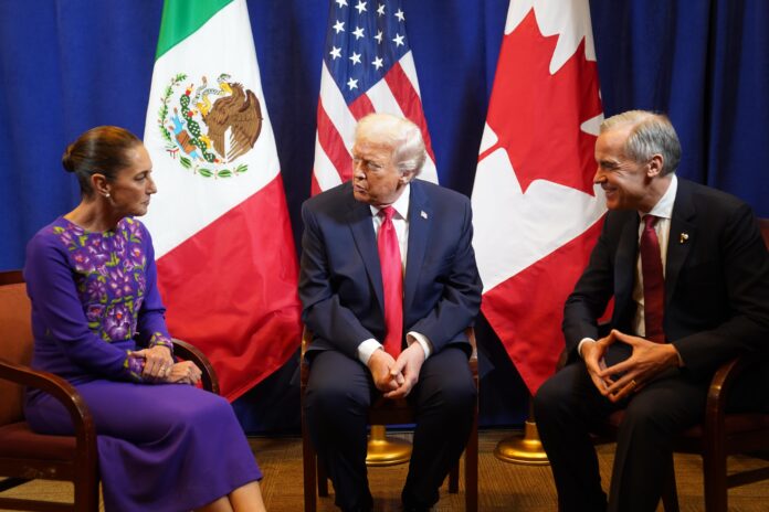 Tras su encuentro con el presidente de Estados Unidos, Donald Trump, y el primer ministro de Canadá, Mark Carney, la presidenta de México, Claudia Sheinbaum, informó que la reunión, realizada en Washington, D. C., en el marco del sorteo del Mundial 2026, fue “muy positiva” y se extendió por casi una hora.