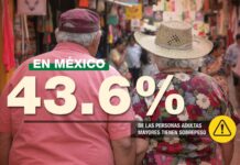 En México, el 43.6 % de las personas adultas mayores tienen sobrepeso