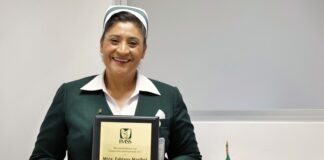 Mtra. Fabiana Maribel Zepeda Arias, titular de la Coordinación de Enfermería del Instituto Mexicano del Seguro Social