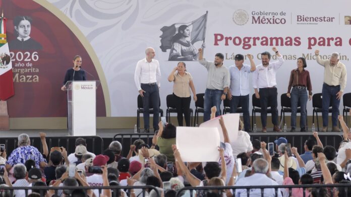 Evento IMSS 660 mdp en Lázaro Cárdenas como parte del Plan Michoacán por la Paz y la Justicia