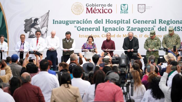 inauguración del nuevo Hospital General Regional (HGR) No. 25 “Zaragoza” en la Ciudad de México