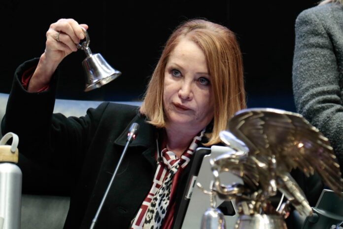 presidenta del Senado, Laura Itzel Castillo Juárez