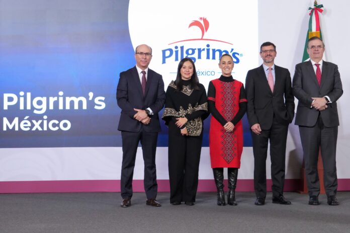 Pilgrims Pride anuncia inversión de 1,300 millones de dólares en México para aumentar producción de pollo y generar empleo