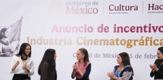Gobierno ofrece 30% de estímulo fiscal a industria cinematográfica; exige 70% de proveeduría mexicana