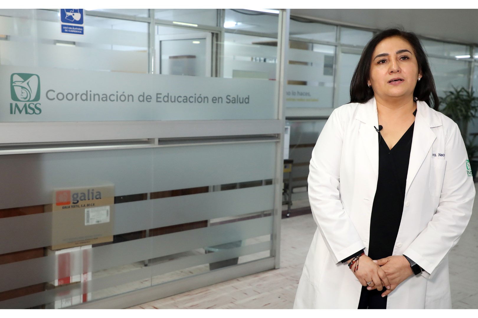 doctora Carolina Ortega Franco, titular de la Coordinación de Educación en Salud del IMSS