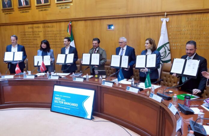 IMSS-20260225-BANCOS Firma de convenios de colaboración con instituciones del sector bancario.