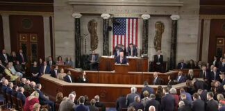 Presidente Donald J. Trump, en su discurso sobre el Estado de la Unión ante el Congreso de los Estados Unidos