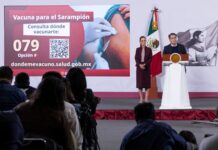 Gobierno garantiza abasto: 48 millones de vacunas contra sarampión hacia mayo El Gobierno de México informó que contará con casi 48 millones de vacunas contra el sarampión disponibles hacia mayo de este año, como parte del reforzamiento de la Estrategia Nacional de Vacunación para contener el brote registrado en los últimos meses.
