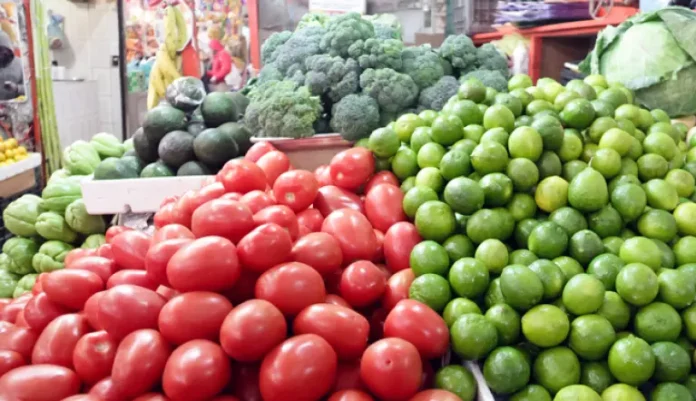 precio de jitomate, limón y pollo